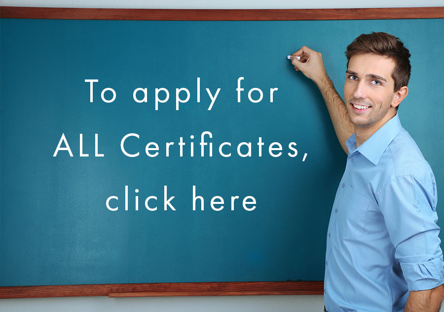 Apply for Certifications