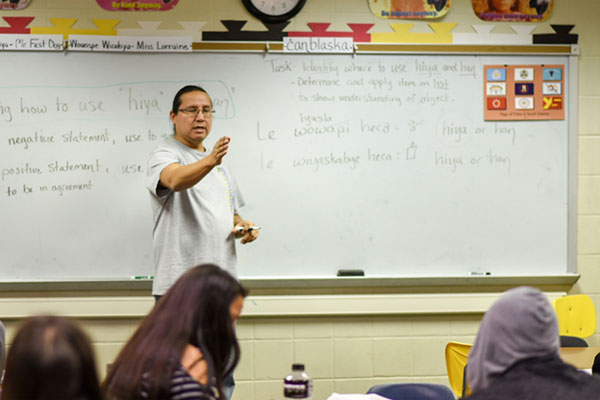 Photo of Sage Fast Dog in classroom