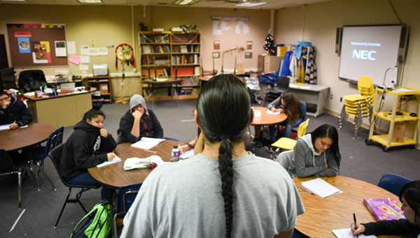 Photo of Sage Fast Dog in classroom