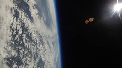 view of earth from space